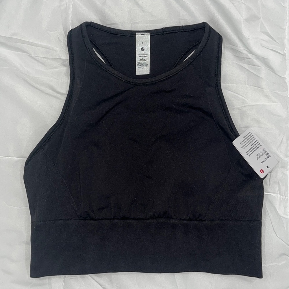 NWT lululemon Ebb to Train longline bra